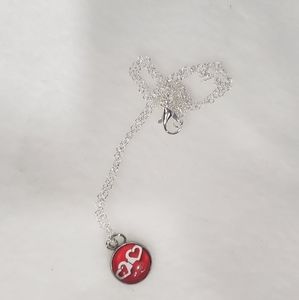 Hand Crafted Necklace with Stainless Steel Pendant